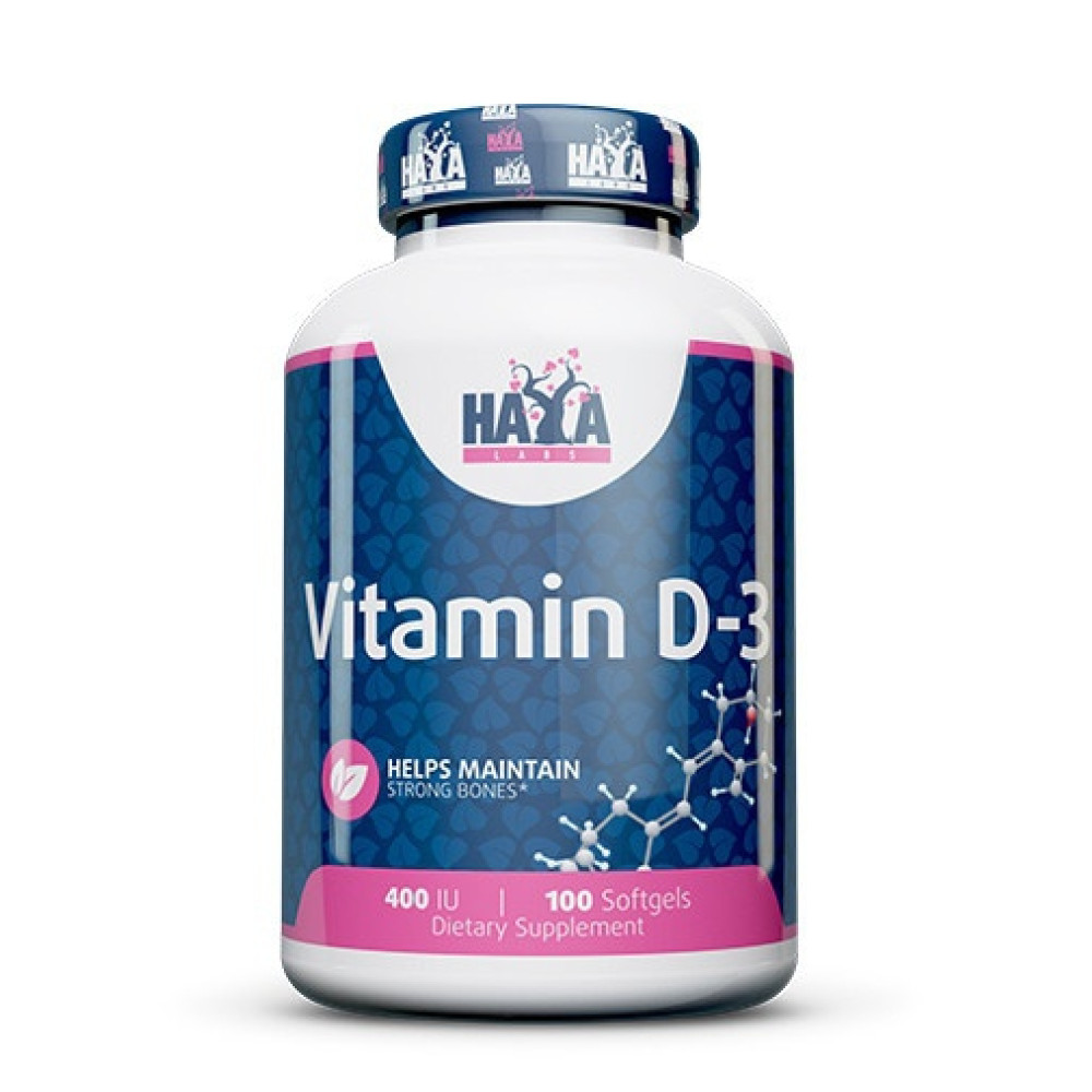 Vitamin D-3 (Витамин D-3) 400IU х 100, Haya labs -