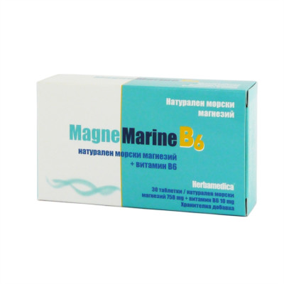 МАГНЕ МАРИН + ВИТАМИН В6 табл 758 мг х 30 бр