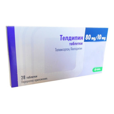 ТЕЛДИПИН табл 80 мг/10 мг x 28 бр