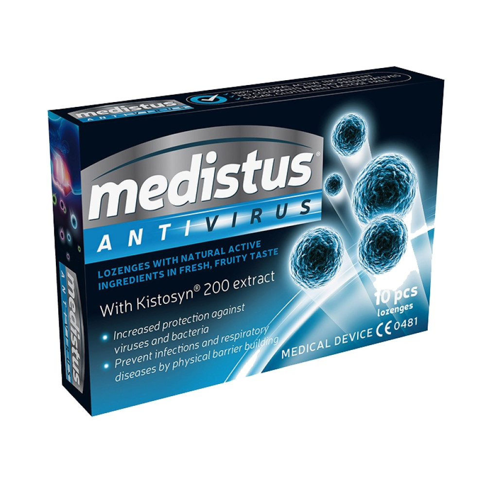 Медистус Антивирус 10 таблетки за смучене - Грип и простуда