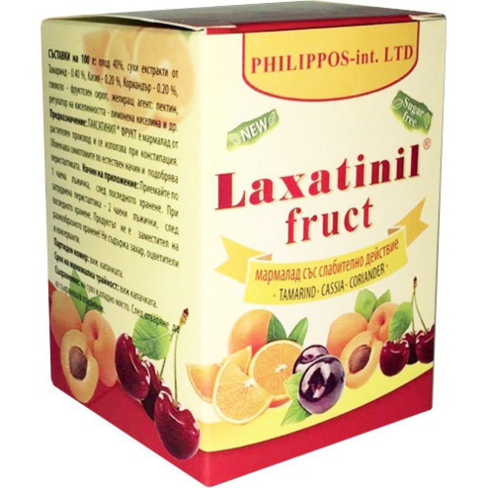 Laxatinil fruct Слабителен мармалад 200 мл - Стомашно чревнен тракт