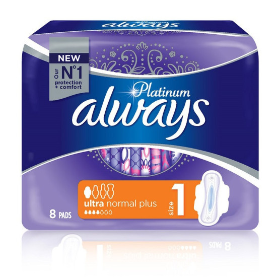 ДАМСКИ ПРЕВРЪЗКИ ОЛУЕЙС PLATINUM ultra normal plus х 8 бр