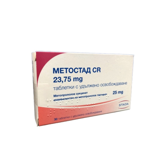 МЕТОСТАД CR табл 23.75 мг х 30 бр