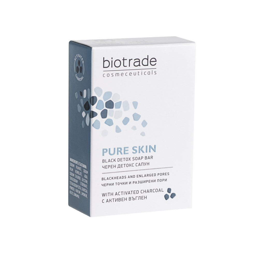 Biotrade Pure Skin Черен детокс сапун 100 грама - Сапуни