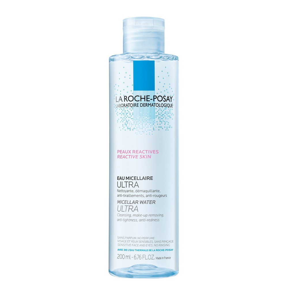 La Roche-Posay Ultra Мицеларна вода ултра за реактивна кожа 200мл - La Roche-Posay Ultra Мицеларна вода ултра за реактивна кожа 200мл -