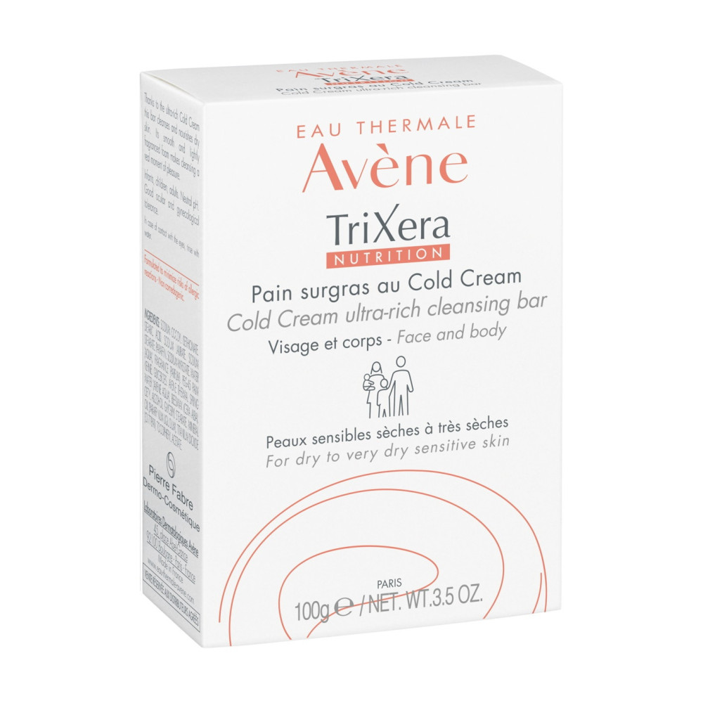 Avene Trixera Nutrition Свръхобогатен сапун с колд крем 100гр. -
