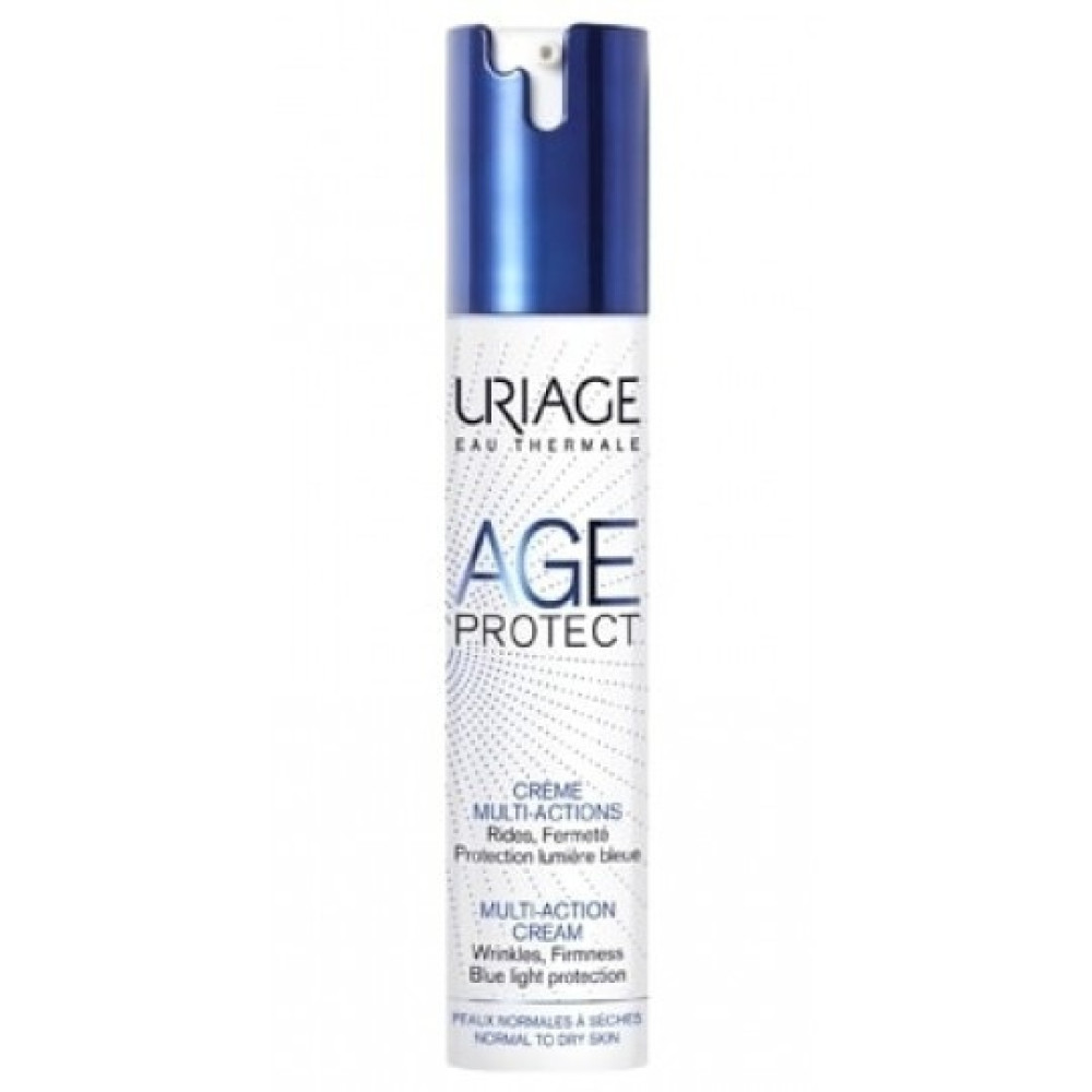 Uriage Age Protect Мултифункционален флуид против стареене за нормална към комбинирана кожа 40 мл - Кремове за лице