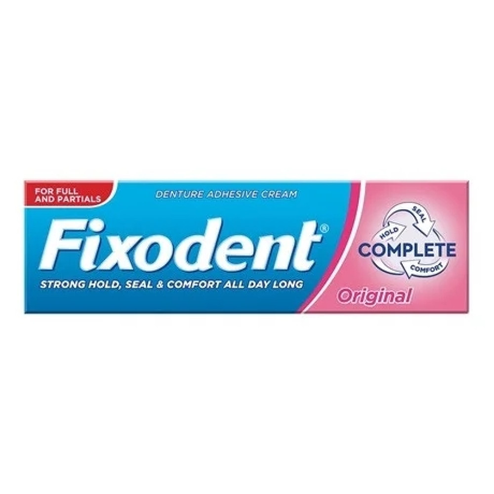 Fixodent Complete Original фиксиращ крем за протези 47 гр - За зъбни протези
