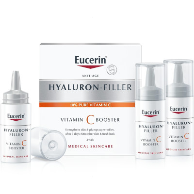 ЕУСЕРИН HYALURON FILLER VITAMIN C BOOSTER 3 х 8 мл