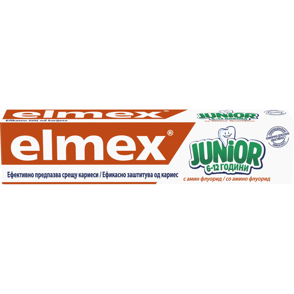 Elmex Junior детска паста за зъби 6-12г. 75мл. -