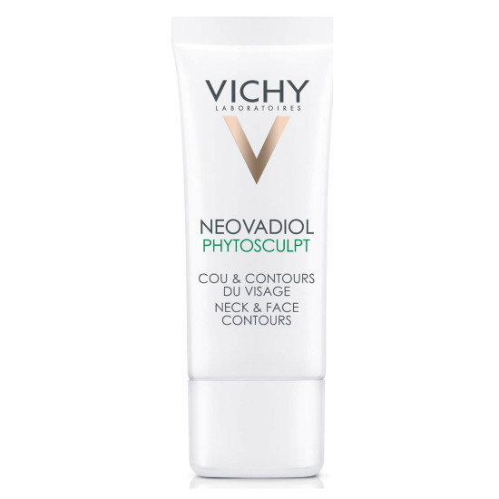 VICHY NEOVADIOL PHYTOSCULPT NECK & FACE CONTOUR стягащ и ремоделиращ крем за лице и шия против бръчки за зряла кожа 50 мл