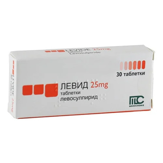 ЛЕВИД табл 25 мг х 30 бр