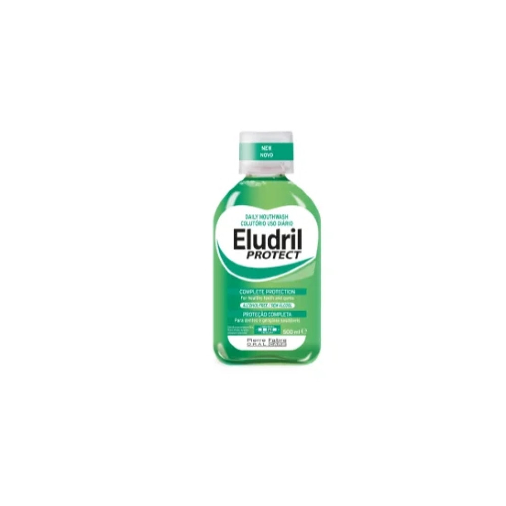 Eludril Intense Ежедневна вода за уста с антиплаков ефект x500 мл - Вода за уста