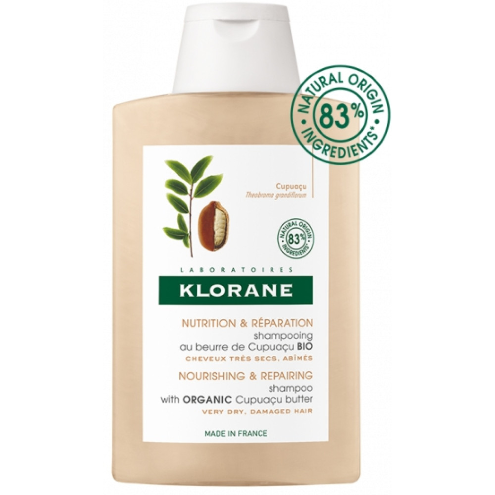 Klorane Подхранващ и възстановяващ шампоан за коса с органично масло от купуасу 200мл -