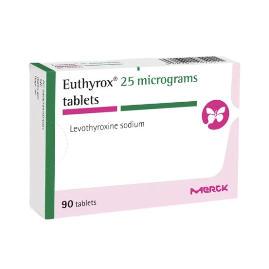 ЕУТИРОКС табл 25 мкг х 90 бр