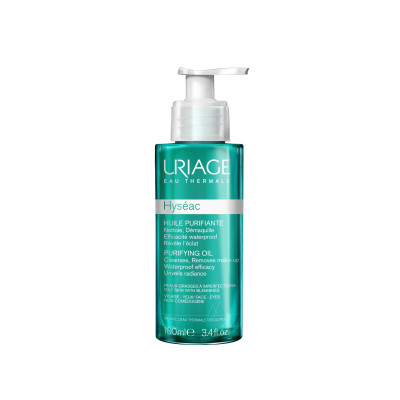 URIAGE HYSEAC NUILE PURIFYING OIL почистващо олио за лице и очи за мазна кожа с несъвършенства 100 мл