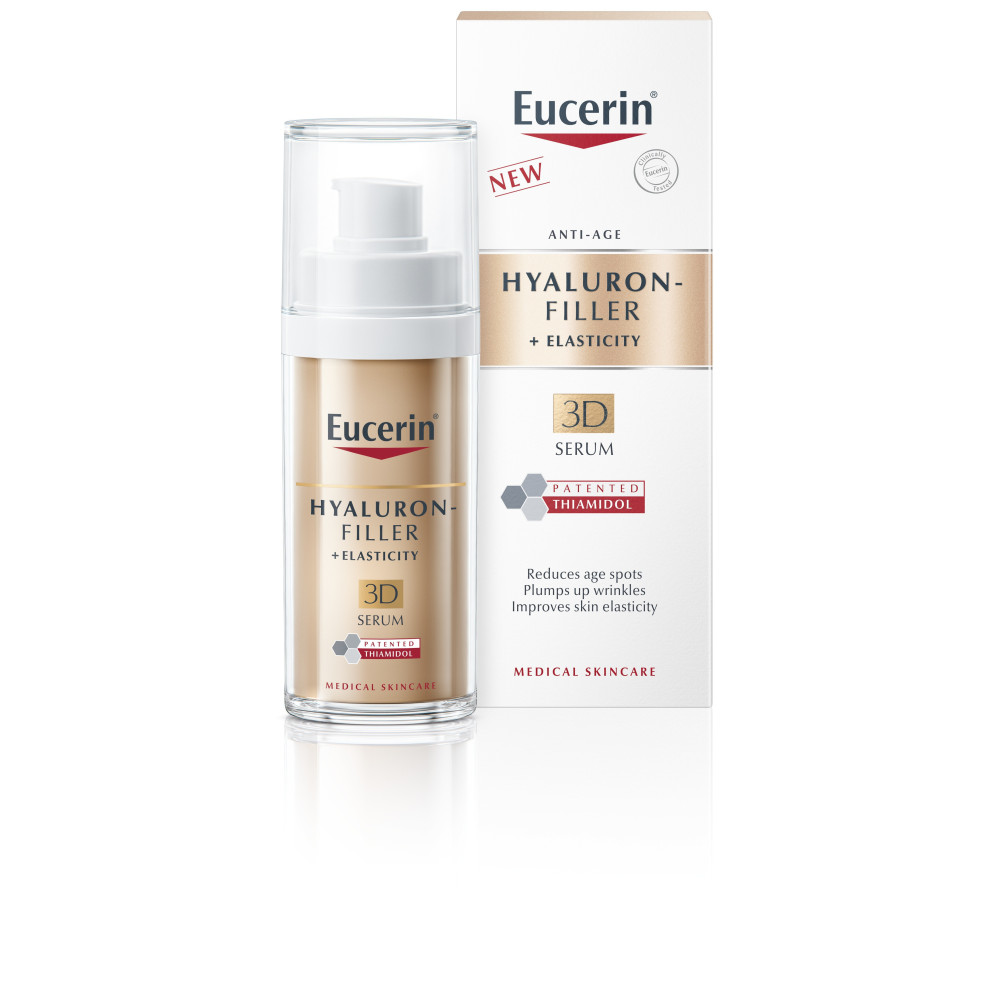 Eucerin Hyaluron-Filler + Elasticity 3D Серум за лице срещу бръчки 30мл -