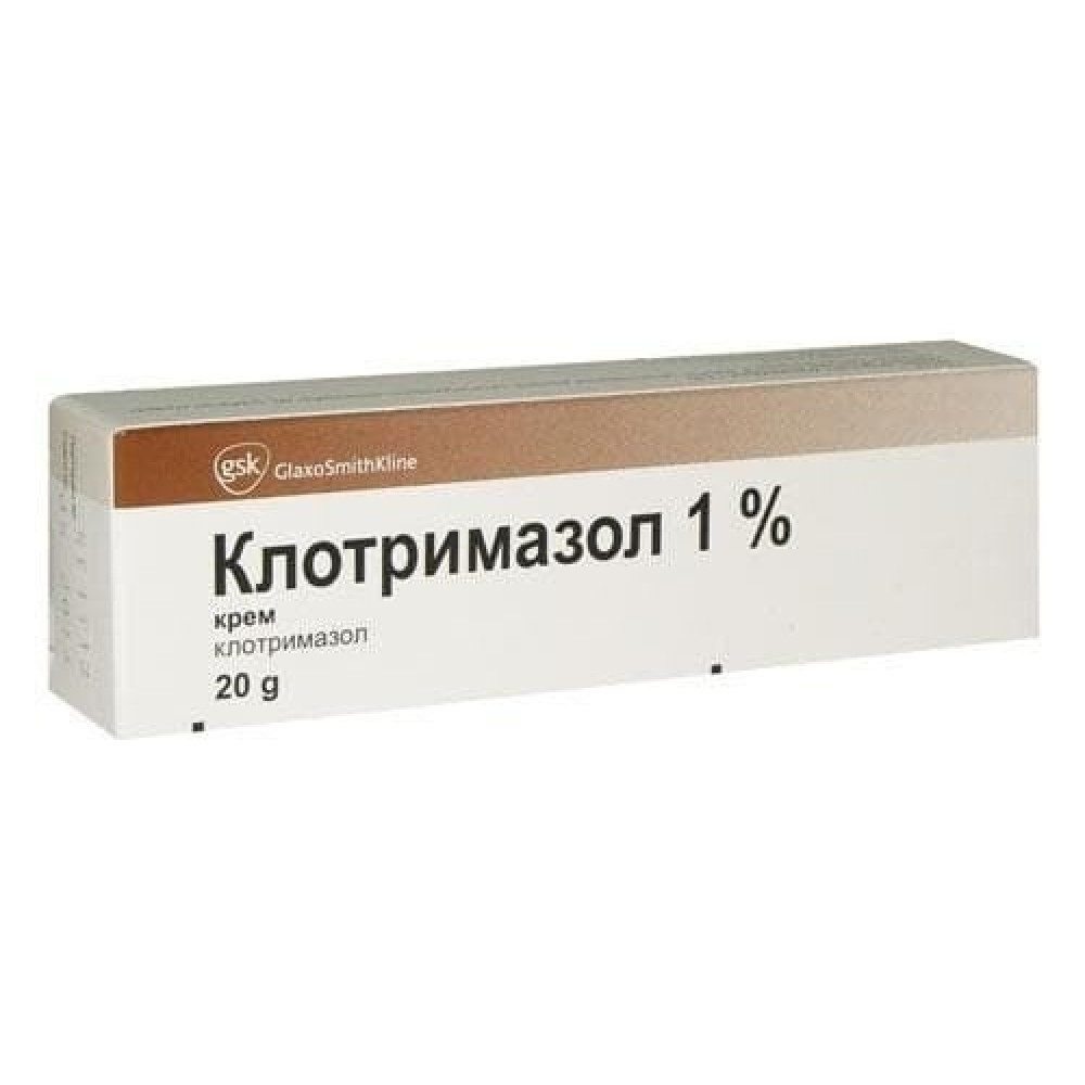 Clotrimazol cream 1% 20g / Клотримазол крем 1% 20гр - Лекарства с рецепта