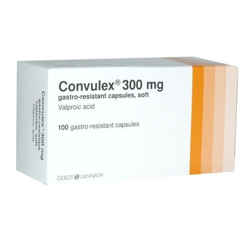 Convulex 300 mg 100 capsules / Конвулекс 300 mg 100 капсули - Лекарства с рецепта