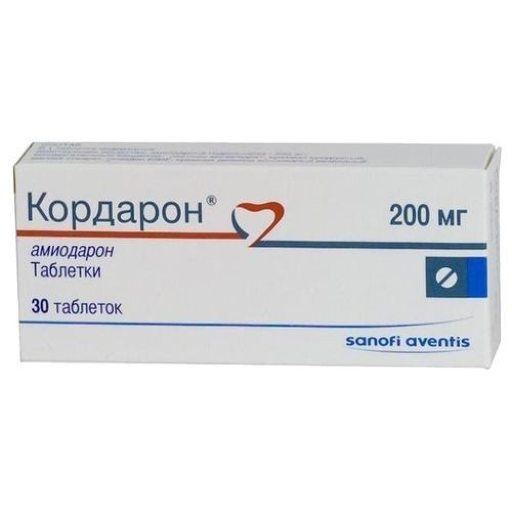 Cordarone 200 mg 30 tablets / Кордарон 200 mg 30 таблетки - Лекарства с рецепта