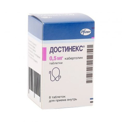 ДОСТИНЕКС табл 0.5 мг х 8 бр