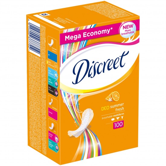 ᐉ ДАМСКИ ПРЕВРЪЗКИ ДИСКРИЙТ DEO SUMMER FRESH normal plus х 100 бр