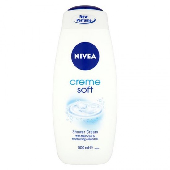 НИВЕА CREME SOFT душ гел за тяло обогатен с бадемово масло 500 мл