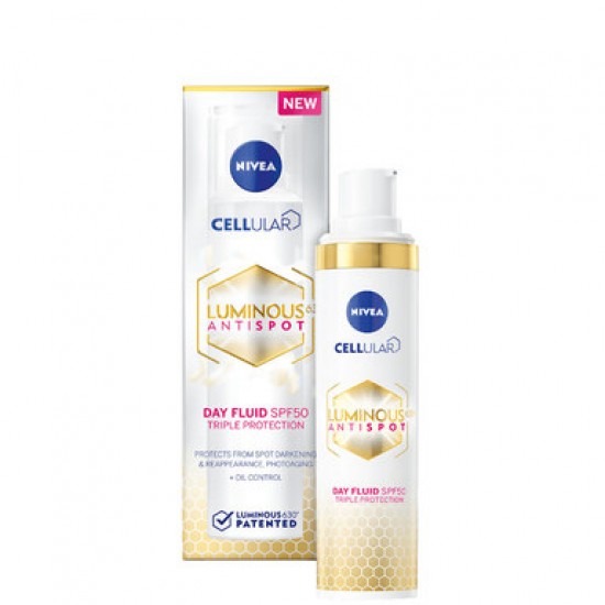 ᐉ НИВЕА SUN LUMINOUS 630 SPF50 дневен крем срещу пигментни петна 40 мл