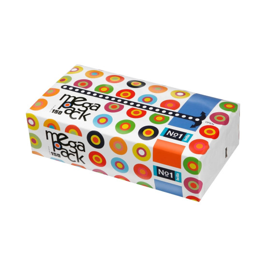 БЕЛА №1 MEGA PACK универсални сухи кърпи 2 пласта х 150 бр