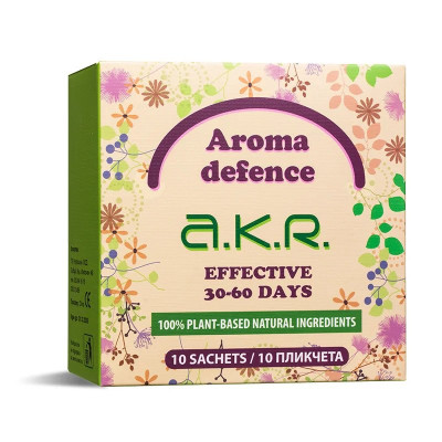 ПЛИКЧЕТА AROMA DEFENCE А.К.Р. с аромат на лимонов евкалипт, цитронела, карамфил, лавандула, мента и  чаено дърво х 10 бр