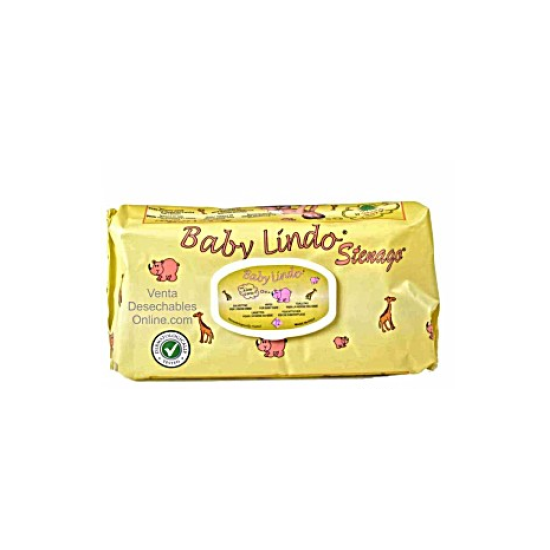 КЪРПИ МОКРИ ЗА БЕБЕТА BABY LINDO с Алое Вера х 72 бр с капак