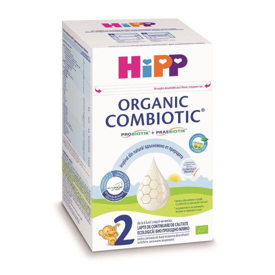 HIPP ORGANIC COMBIOTIC 2 адаптирано мляко 800 г