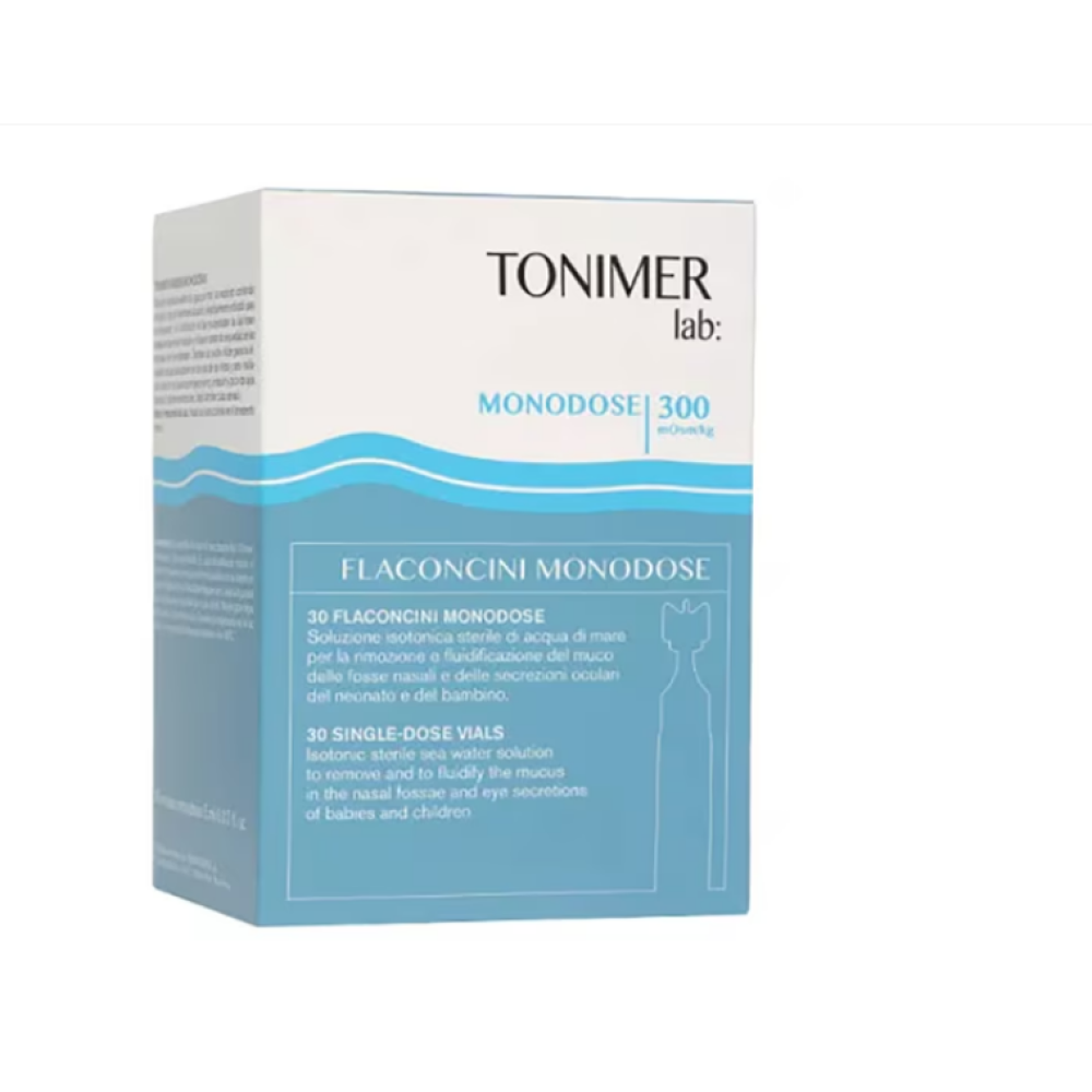 Тонимер, Морска вода за почистване и овлажняване на носна кухина, 5мл, 30 флакона -