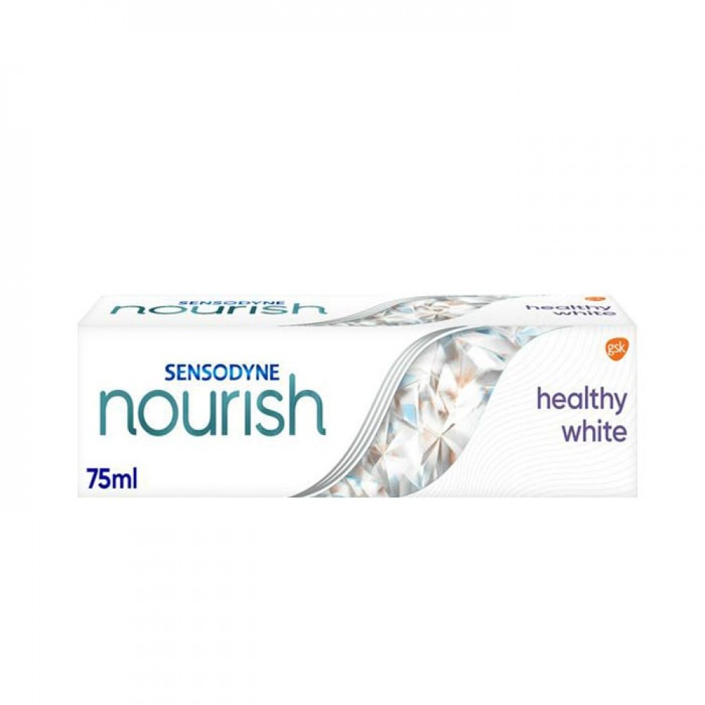 СЕНЗОДИН паста за зъби NOURISH HEALTHY WHITE 75 мл - Орална хигиена
