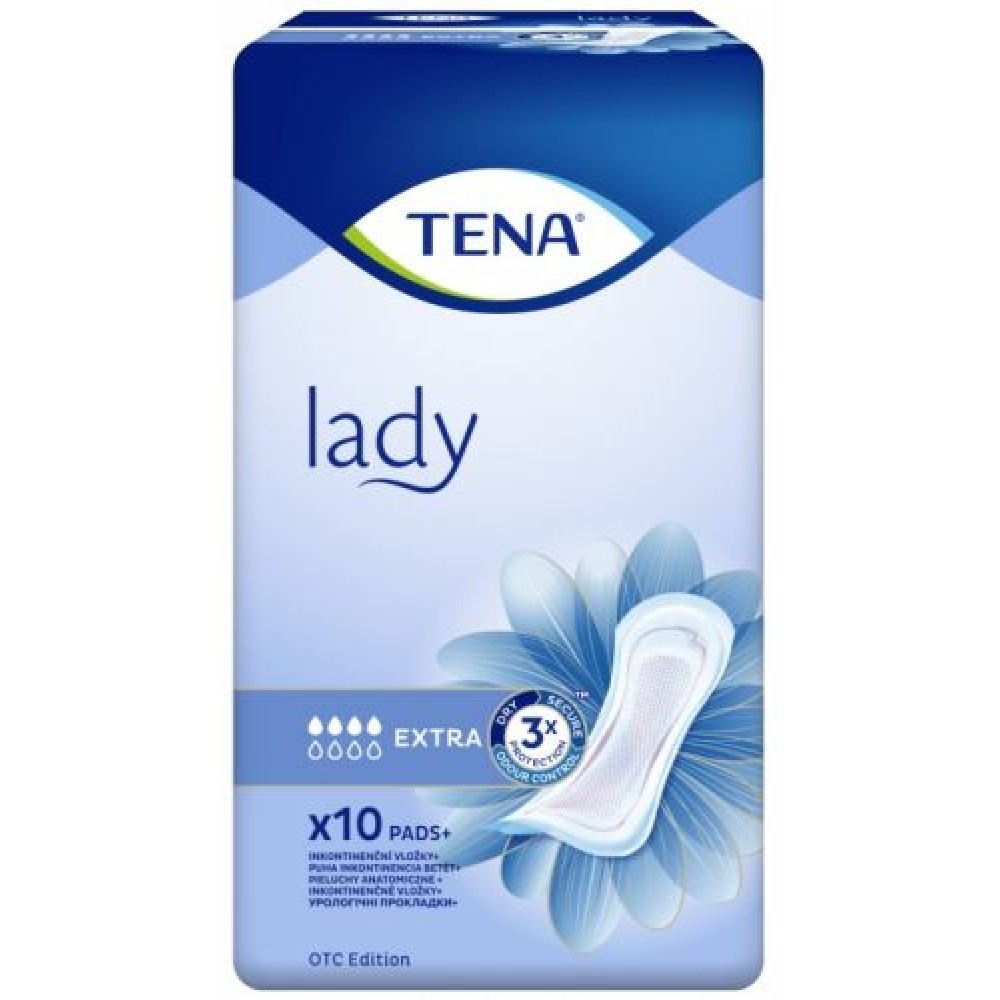 ТЕНА LADY EXTRA превръзки за лека инконтиненция 10 бр - Интимна хигиена