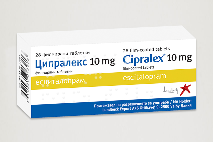 ЦИПРАЛЕКС табл 10 мг x 28 бр | Аптека Феникс