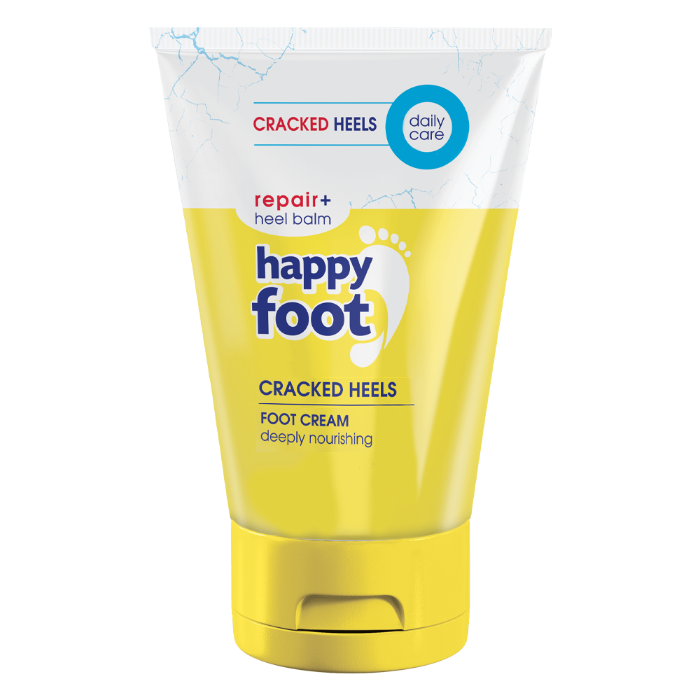 HAPPY FOOT изглаждащ крем с урея 10 при напукани пети 100 мл Аптека