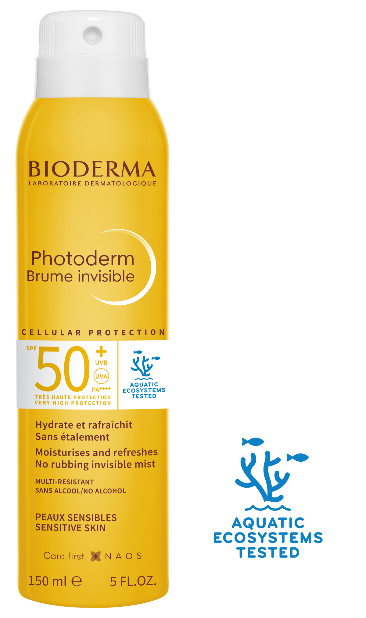 БИОДЕРМА PHOTODERM BRUME INVISIBLE SPF50+ слънцезащитен спрей 150 мл ...