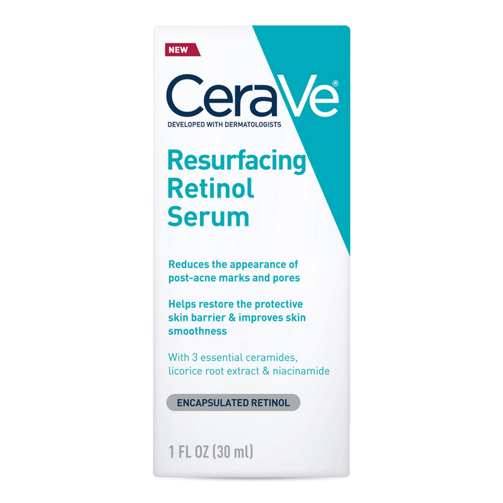 CERAVE RESURFACING RETINOL SERUM серум с ретинол за лице за намаляване ...