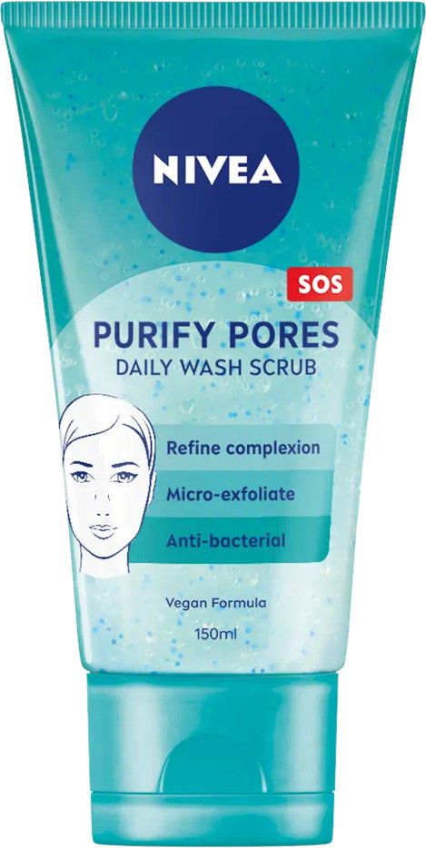 НИВЕА PORE PURIFYING 3in1 измиващ гел + скраб + маска 150 мл | Аптека ...