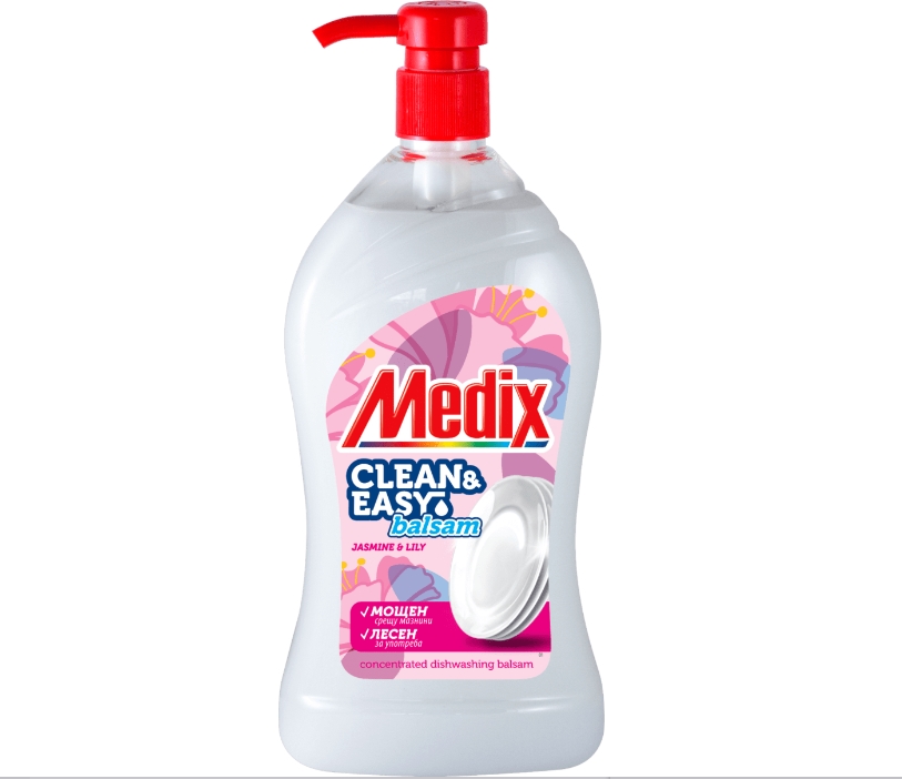МЕДИКС CLEAN&EASY JASMINE & LILY BALSAM концентриран препарат за съдове ...