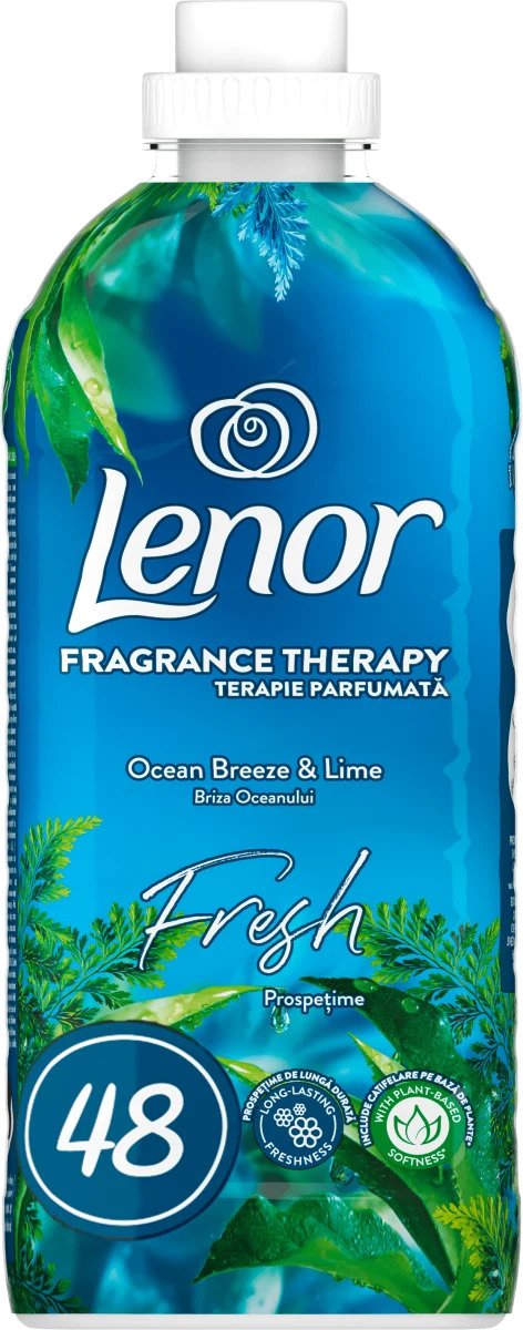 ЛЕНОР FRAGRANCE THERAPY OCEAN BREEZE & LIME омекотител 1200 мл /48 ...